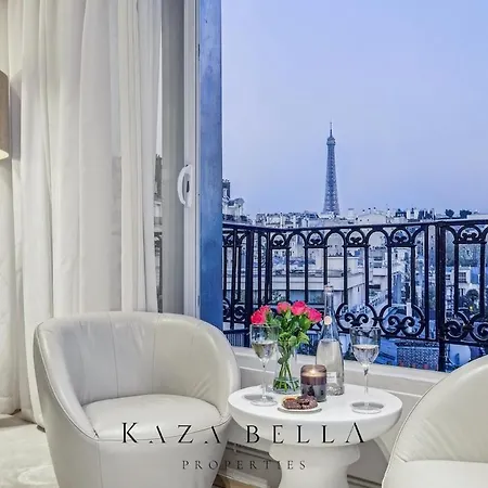Kaza Bella - Trocadero, Amazing Eiffel Tower View *