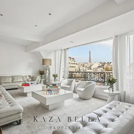 Kaza Bella - Trocadero, Amazing Eiffel Tower View 파리
