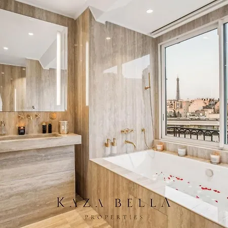 Kaza Bella - Trocadero, Amazing Eiffel Tower View アパート パリ