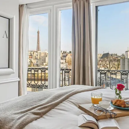 Kaza Bella - Trocadero, Amazing Eiffel Tower View 아파트 *