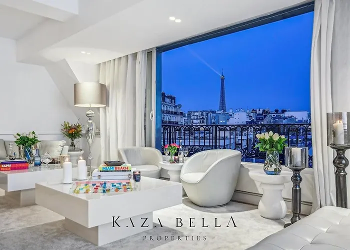 Kaza Bella - Trocadero, Amazing Eiffel Tower View 아파트 파리
