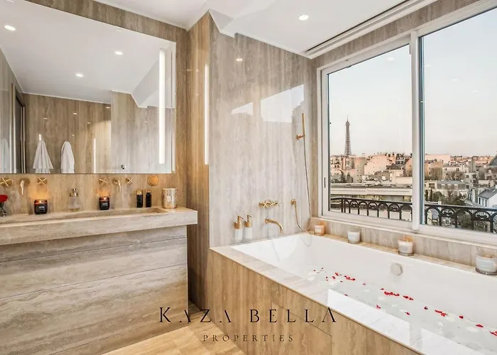 Kaza Bella - Trocadero, Amazing Eiffel Tower View 아파트 파리